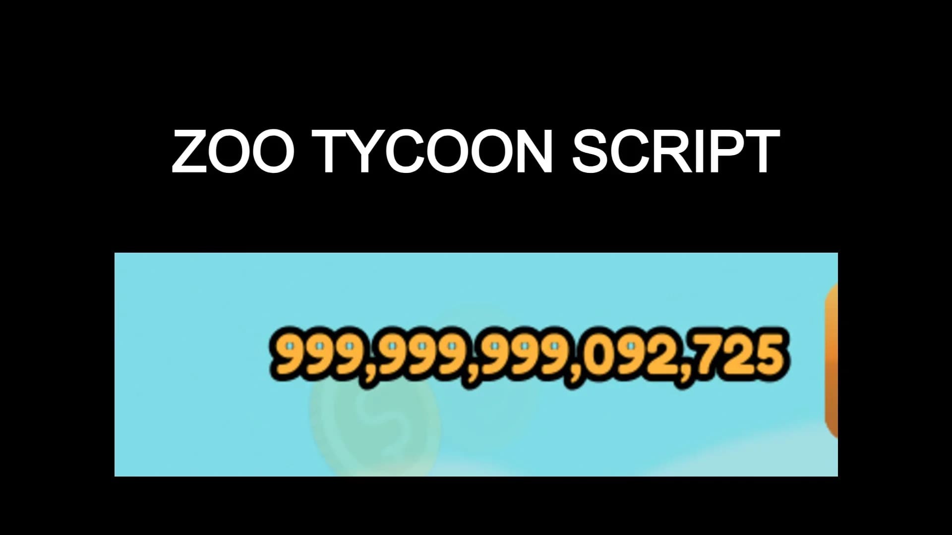 Zoo Tycoon script - Infinite Money