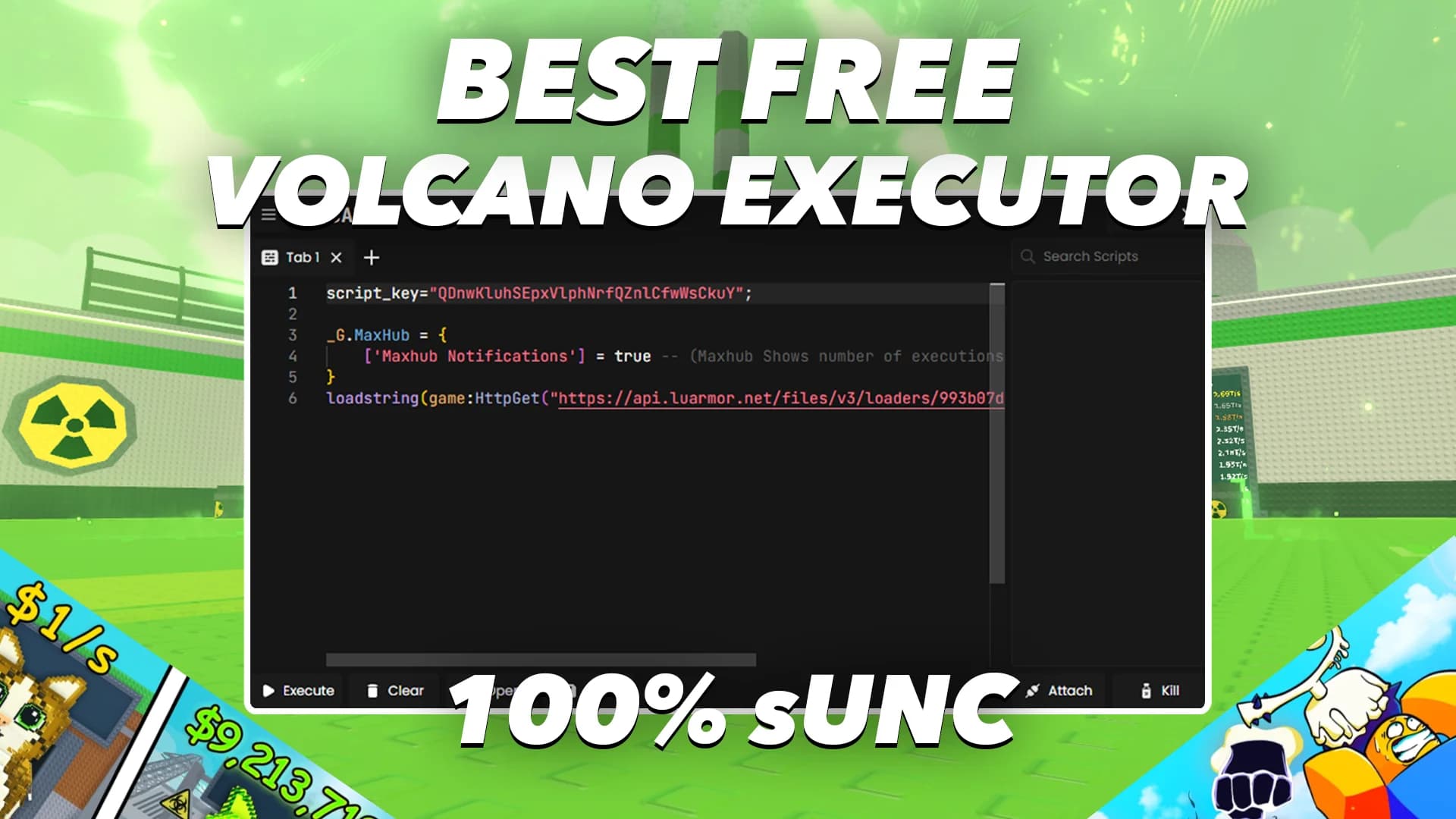 Volcano FREE 100% unc OP & updated