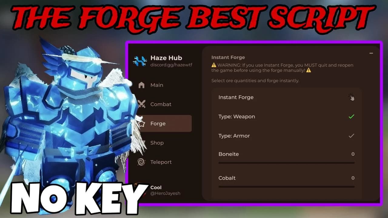 Haze Hub Keyless script