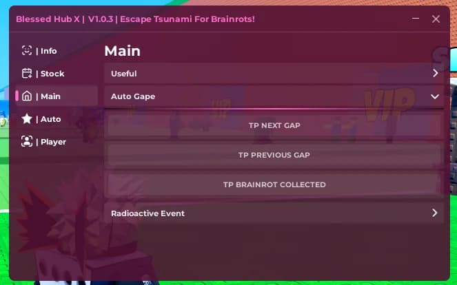  Blessed Hub X - Escape Tsunami For Brainrots